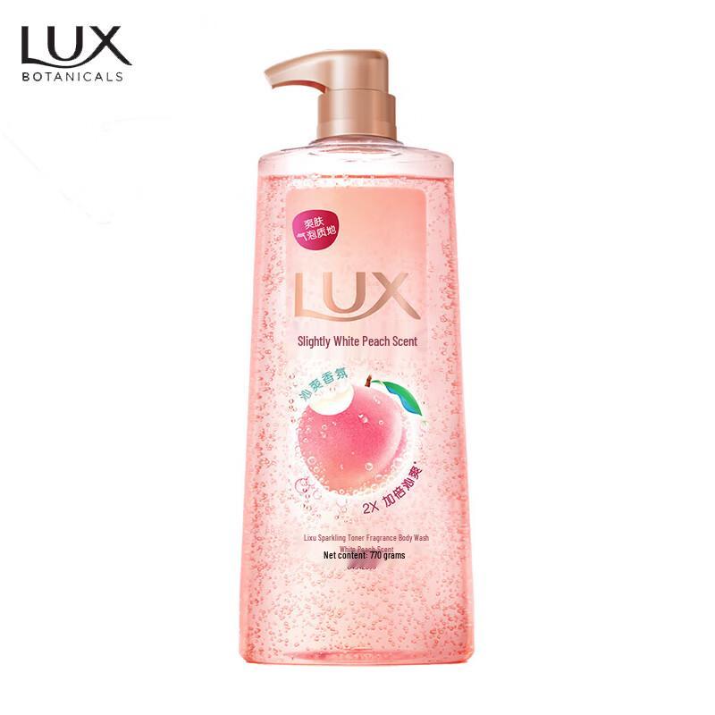 lux White Peach Scented Shower Gel