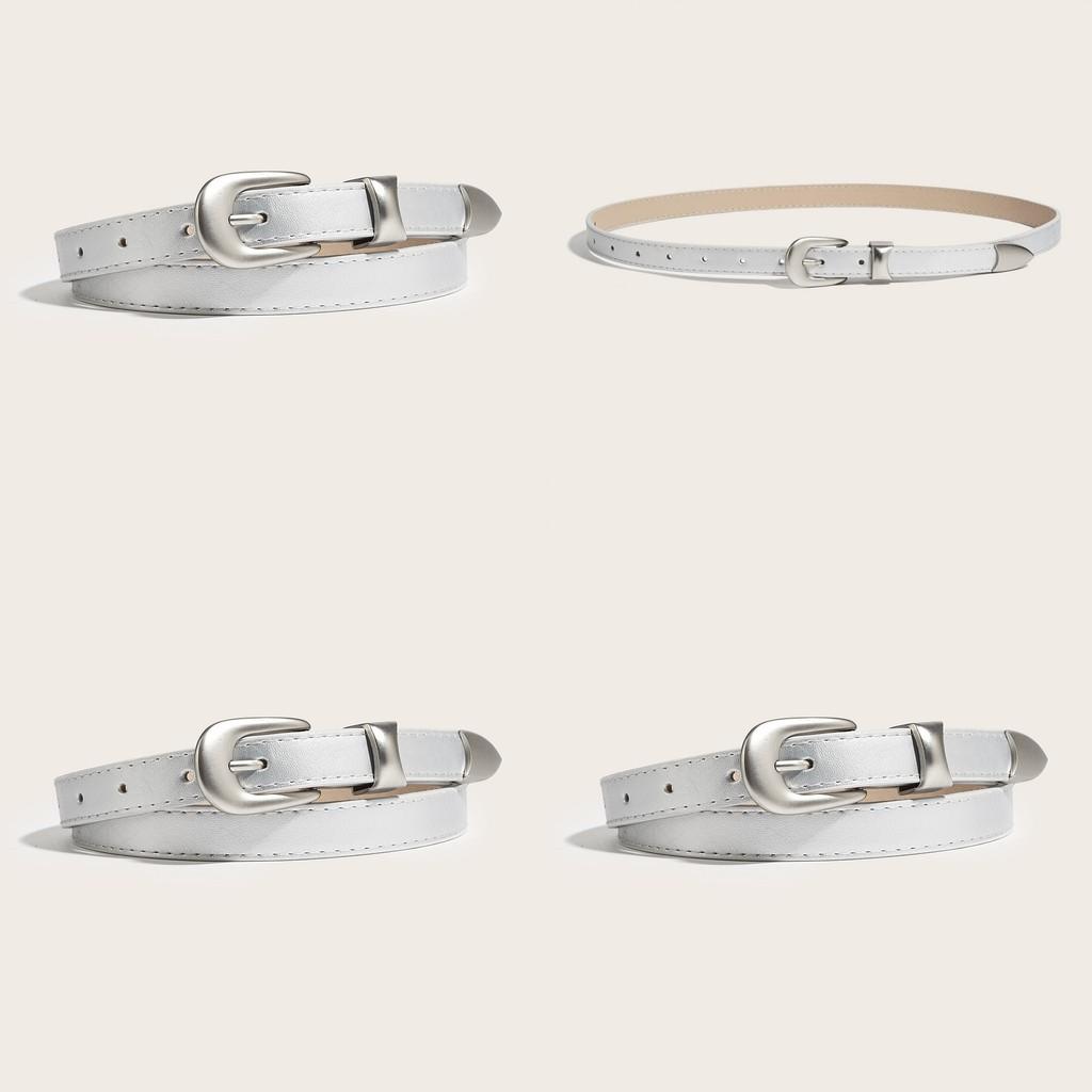 Vintage Small Waist Belt For Women With Alloy Buckle For Casual Denim Styling