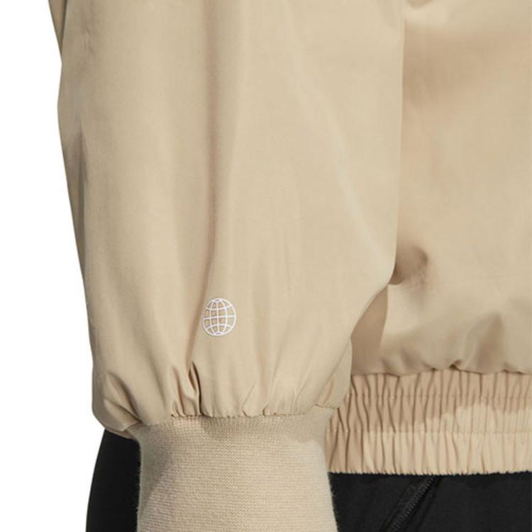 adidas Jackets Women's Khaki Stand Collar Moderate Other HZ7038