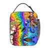 Back To School JoJo's Bizarre Adventure Lunch Box Bag Colorful Washable Fashionable Multi-Function Food Organizer Lunch Bag