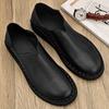 Äkta Läder Herrskor Mode Herr Casual Skor Business Herr Loafers Körskor Mjuka Läder Flats Bekväma Mockasiner