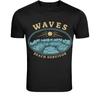 Waves Beach Survivor T-Shirt - Ocean Surf Graphic Tee