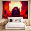 Jesus (1) Benutzerdefiniertes Namens-Wandteppich Wandbehang Wandteppich Wandkunst Dekor für Schlafzimmer Wohnzimmer