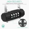 Combination Padlock 4-Digit Security Number Lock Resettable Locks with Adjustable Shackle Waterproof Padlock for Gym Luggage