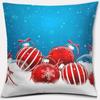 Taies d'oreiller à thème de Noël Accessoires de voiture Bureau Père Noël Salon Canapé Taies d'oreiller pour la maison