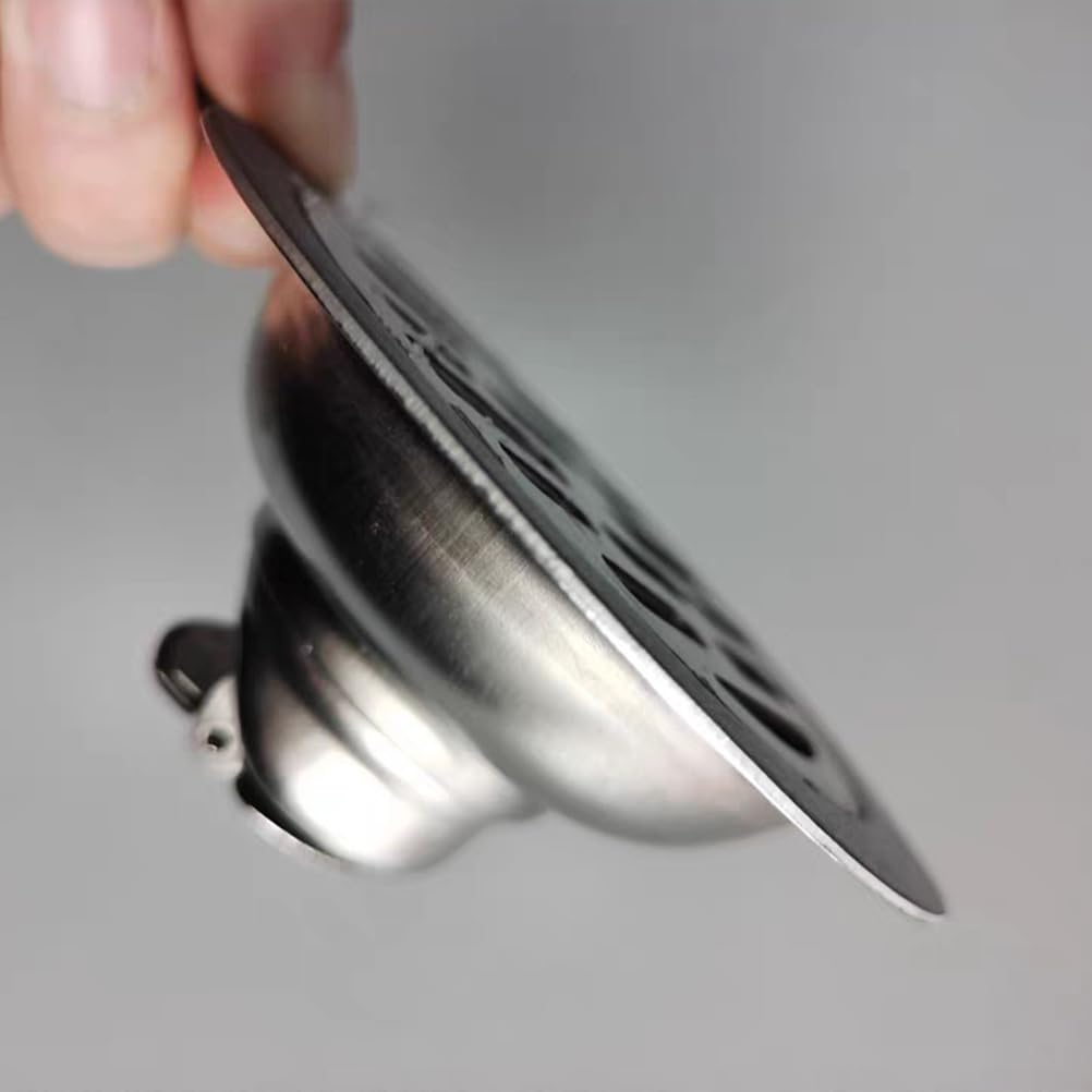 ORFOFE Stainless Steel Bathroom Drain with Hair Drain Strainer for and Prevents Hair Easy Installation Cover, 3.9-inch Diameter, Catcher, Bathroom,