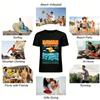 Hawaii Summer Beach Vacation Printed Casual Short Sleeve T-Shirt Pure cotton T-shirt