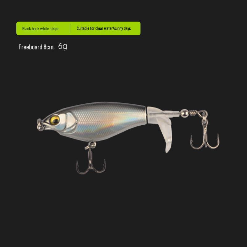 Nălucă Creion Plutitor cu Sistem Elică pentru Lansare Lungă Pescuit de Apă Dulce