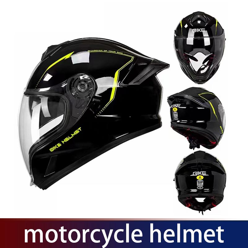 Drinking helmet, motorcycle helmet, uncovered helmet, men's and women's double mirrors, all-weather winter helmet, 3C and DOT do