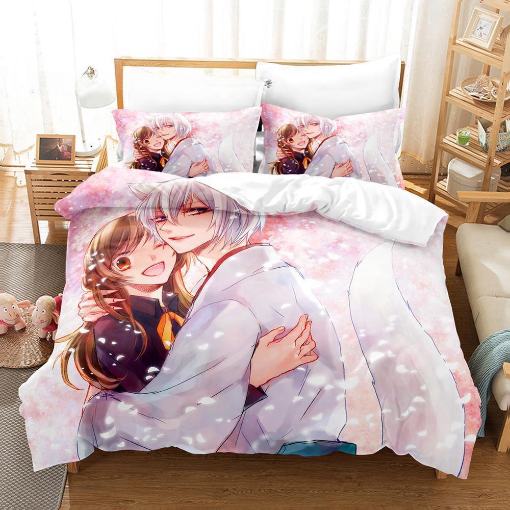 New Kamisama Kiss Tomoe Bedding Set Single Twin Full Queen King Size Bed Set Adult Kid Bedroom Duvet Cover Sets 3D Print Anime