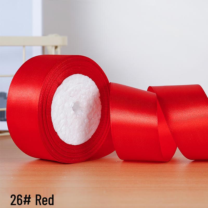 Cinta de Rosa de Seda Hecha a Mano de 4 cm para Envolver Regalos y Joyería DIY
