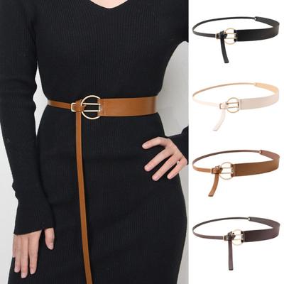 Imitation Leather Women Belt Adjustable Waist Circumference Dress Shirt Coat Waistband Fashion Accessories
