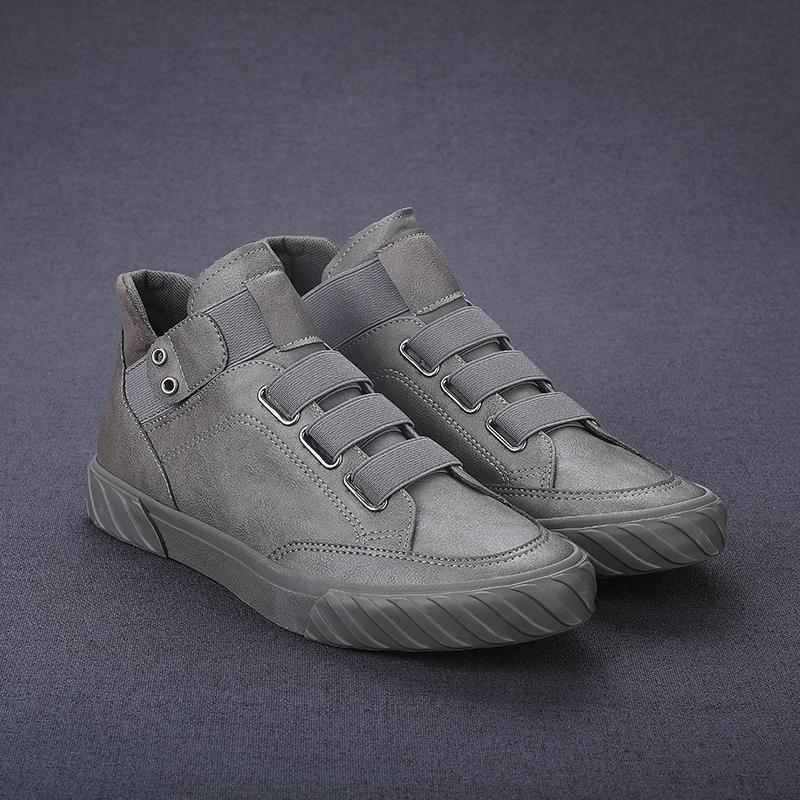 2022 Summer Newest Men Casual Shoes Fashion Light Sneakers Comfortable Soft-Soled Good Quality Outdoor Non-Slip Solid Color Leather