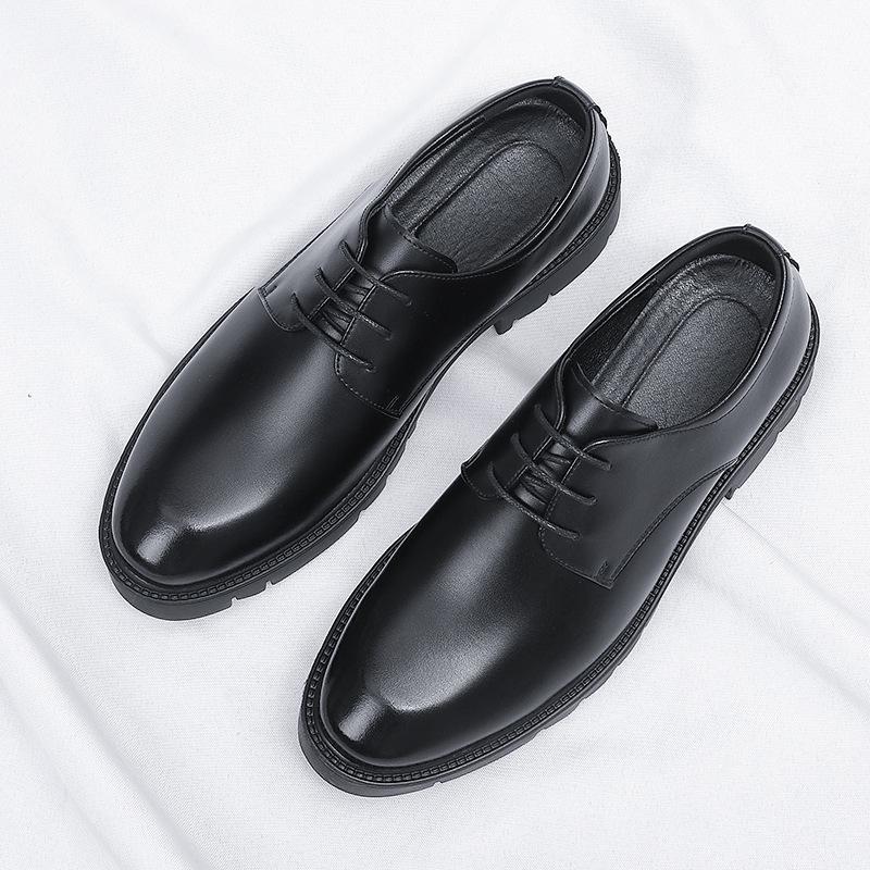 Men Platform High Heel 5/8/10 CM Height Growth Formal Men Derby Artificial Leather Business Shoe Man Oxford Elevator Dress Shoes