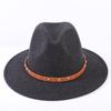 Popular European and American High-end Wool Top Hat, Men's and Women's Fashion Versatile Elegant Top Hat Jazz Hat