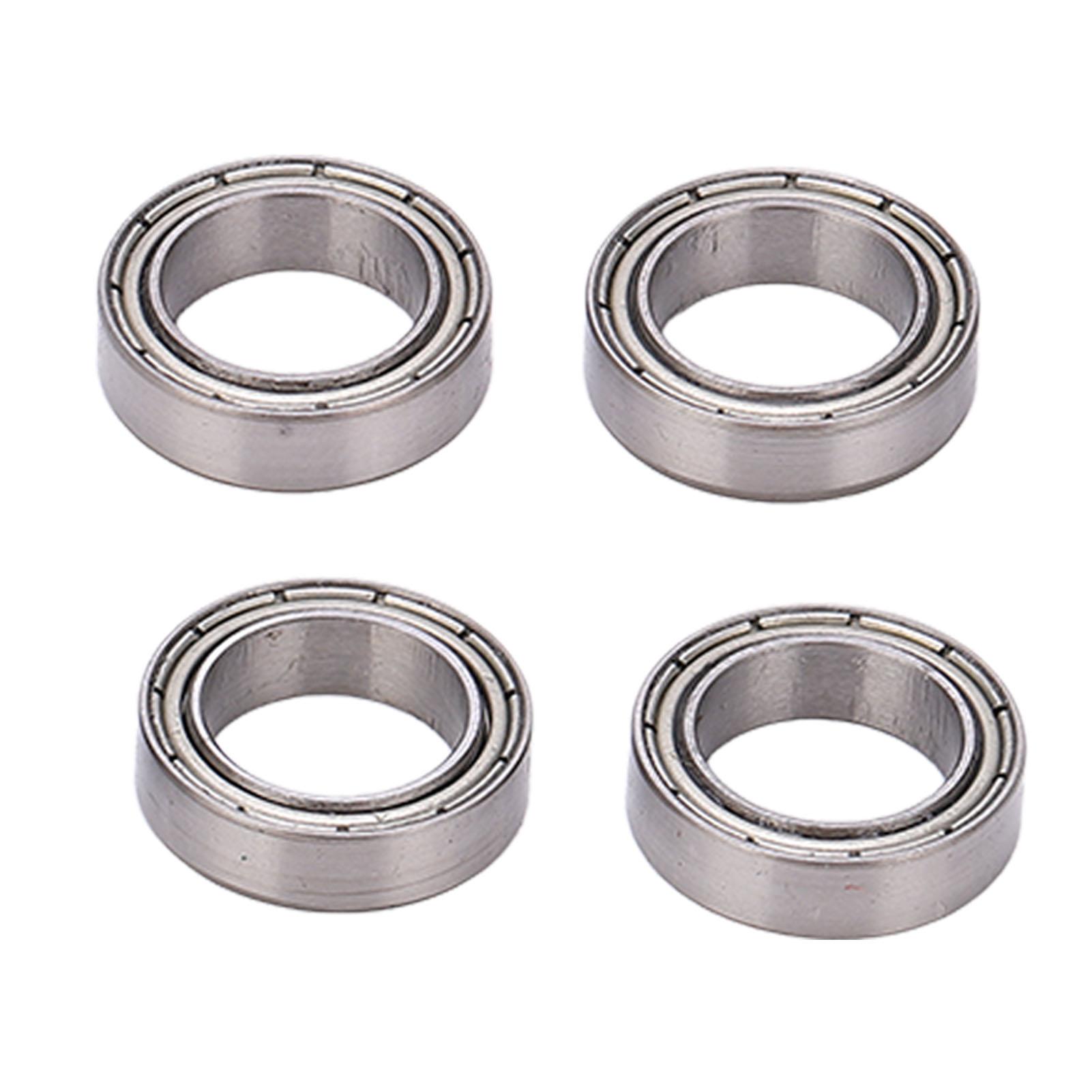 

4Pcs RC Ball Bearing Kit 10x15x4mm Stainless Steel Bearing for Arrma 3S 1/10 RC Car Crawler