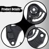2 Pieces Helmet Base Motorbike Accessories Professional Equipment Easy to Install Replace Parts for