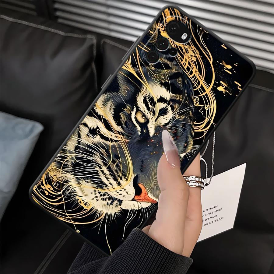

Trendy Tiger Phone Cover Case for Motorola Moto G32 Edge 20 Pro 30 Lite G53 G30 G51 G73 G22 Edge40 G50 G71 G52 G60s Motorola Edge 20 Pro