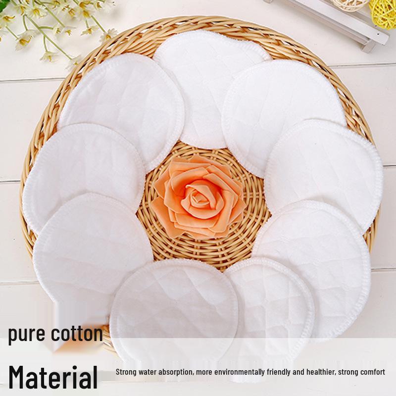 Wishful Pregnancy Leak-Proof Washable Cotton Nursing Pads: Absorbent & Anti-Overflow