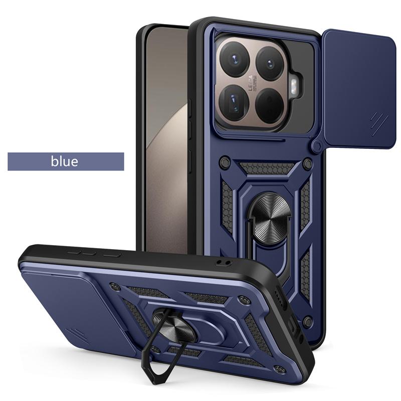 Armor Phone Case For Xiaomi 15T Pro 5G Mi 14T Cover Lens Protection With Ring Magnetic Stand Holder Coque Fundas Capa