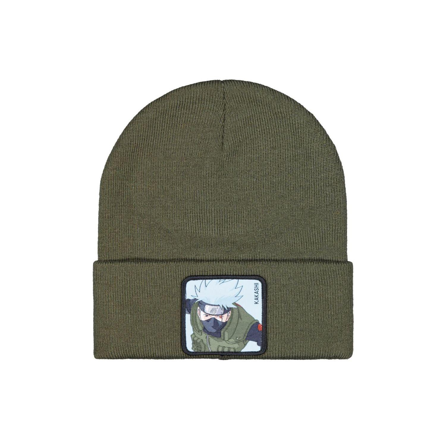 Bonnet homme Naruto Shippuden Kakashi TU vert