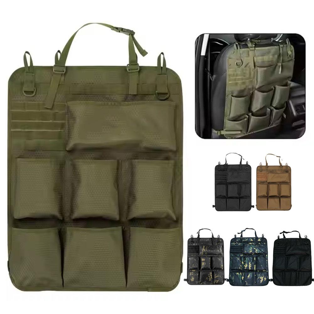 Car Seat Back Storage Bag Multi-purpose Camouflage Accessory Storage Hanging Organizer Seat Pocket Tidying Bags Stowing Int M0I9