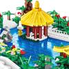 Zhegao Mini Blocks Architecture Building Bricks Chinese Castle Courtyard Royal Garden Toy Boy Gift Girl Present Lezi 8260