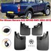 4 stuks Auto Spatborden Modder Voor- en Achterwielkappen Voor Nissan Navara D22 NP300 4WD 2002-2015 Auto Accessoires