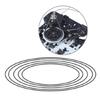 20-pack kassettbandsdrivremmar Assortiment Bandspelare Gummiremmar 1,2 mm Bredd För Bandspelare Underhåll 35-65 mm Vikning
