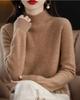 Turtleneck Knit Sweater Pullover for Highly Soft to the Slimming Solid Adult 2XL [JINJUDUO] Women's Autumn/Winter - Stretchable, Touch, Effect,