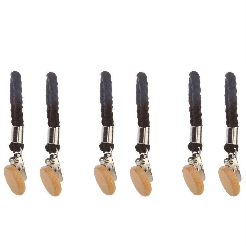 2PCS/4PCS/6PCS Multifunctional Household Bathroom Small Storage Clip Cotton Woven Rope Kitchen Towel Holder Cloth Hanger