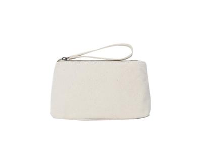 YONBEN Canvas Wristlet Bag with Wallet, Card Slots and Phone Pocket - Lightweight Passport Holder for Women (Color: Beige)