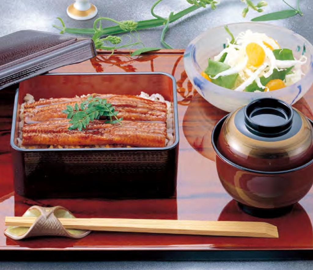 Wakaizumi Unagi Jyu Senjiku Jyu with Red Interior Lacquerware, (Eel Bowl), Nail-Hanging (Senjiku) Lacquer, 1-570-3