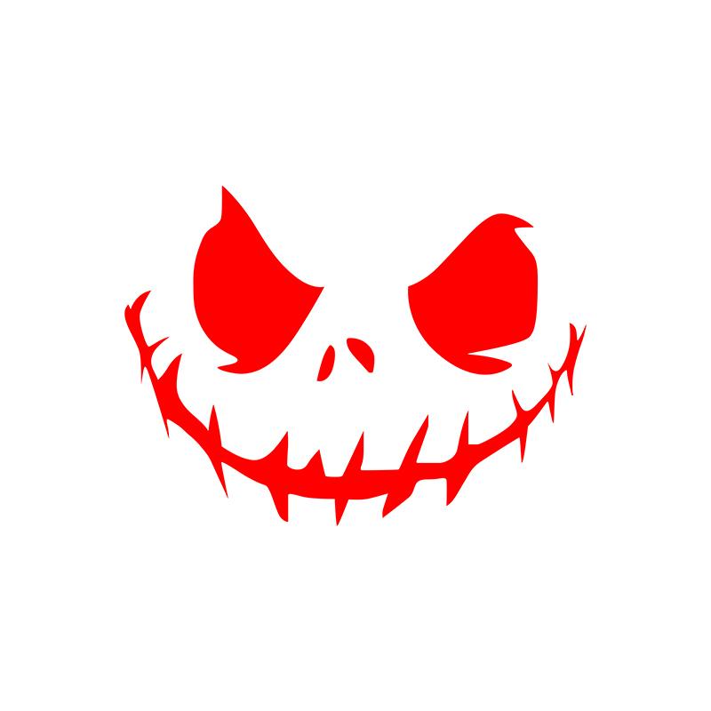 Pumpkin King Car Stickers for Window Glass Bumper Door Decoration Racing Helmet Decals Cool Moto Body Styling Halloween Elements