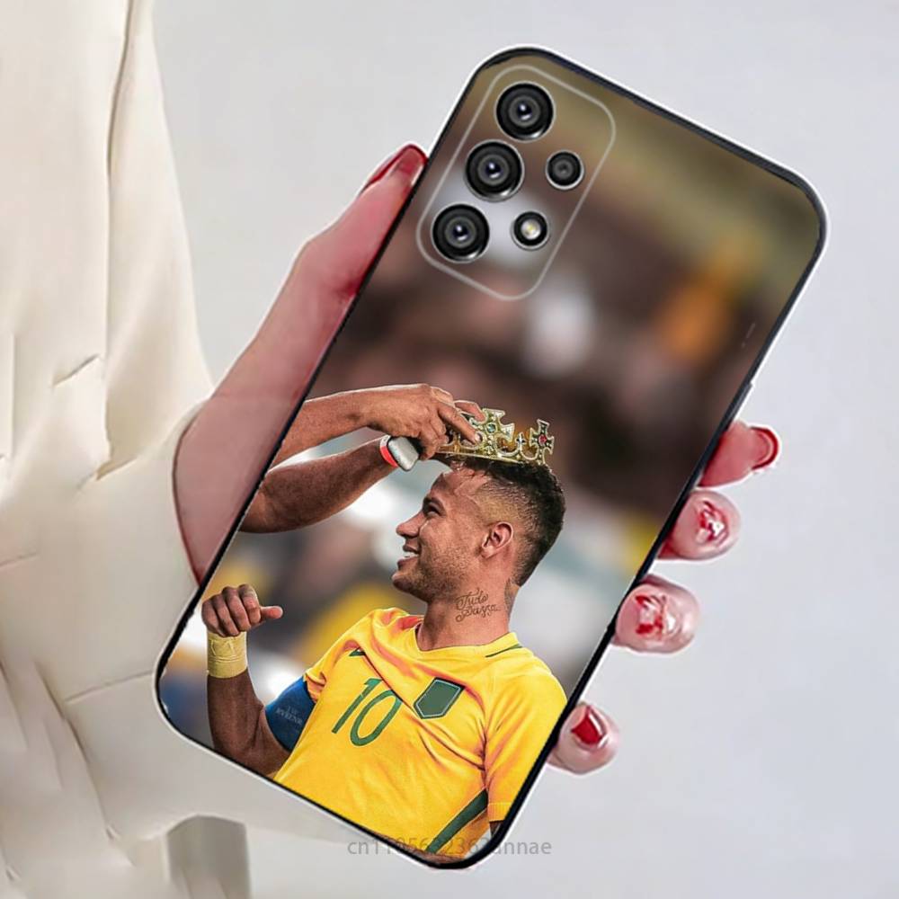 Etui Na Telefon Piłka Nożna N-Neymar 10 Dla Samsung Galaxy A13,21s,22,31,32,52,53,71,80,A91 Miękka Czarna Obudowa
