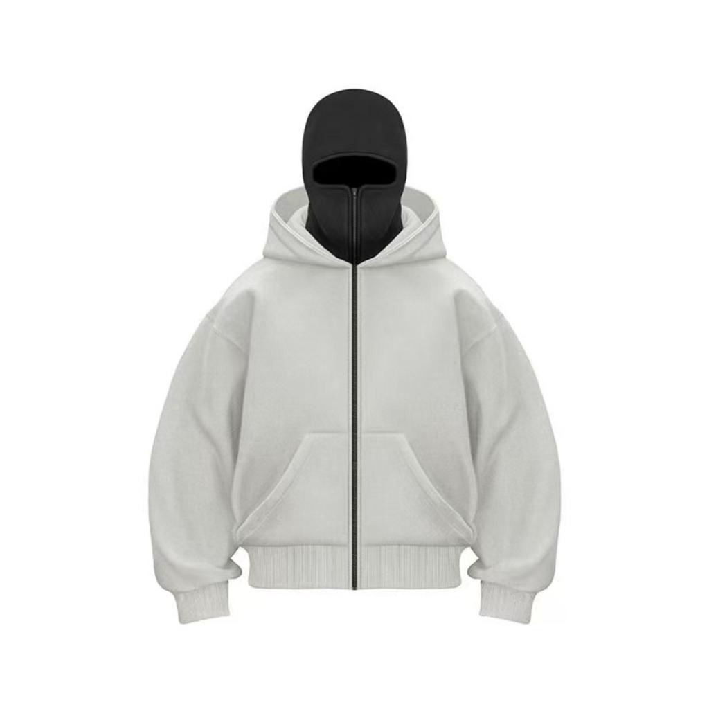 Unique Design for Spring and Autumn Season, Double-layer Hooded Zipper Sweatshirt Jacket, Loose Street Style for Men and Women, Couple Style