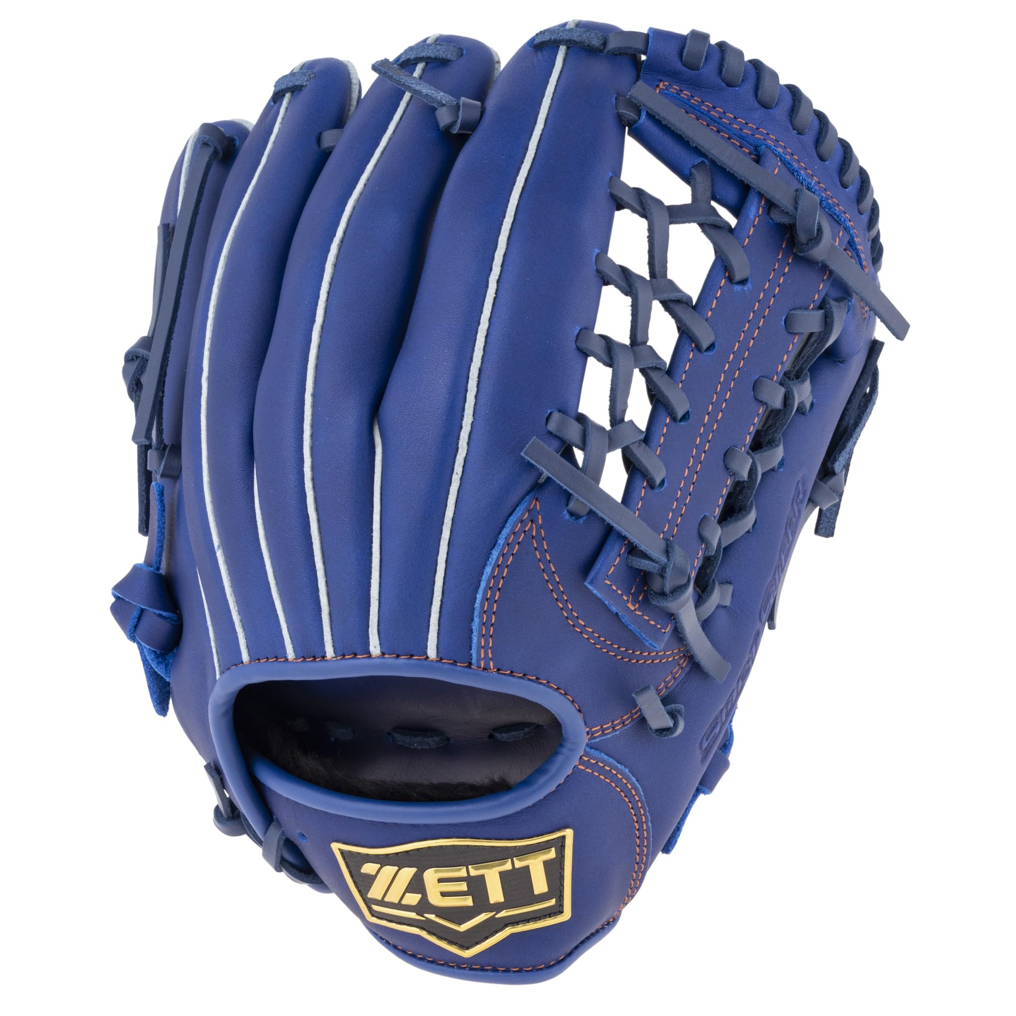 

ZETT Youth Soft Steer Baseball Royal Size L heights BJG742640 Glove, All-Around, Right-Handed Throw, Blue, (For 140-155cm),