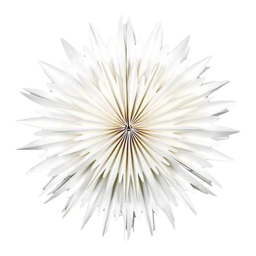 

Paper Paper Snowflake Ornament Three-Dimensional Hanging Rope Ceiling Ornament Sparkling Lights Hanging Decoration