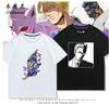 Jojos Bizarre Adventure Kira Yoshikage Anime Rundhals Kurzarm T-Shirt Sommer Cosplay Outfit Lockeres Freizeit Oberteil Für Studenten Neuankunft