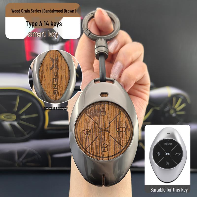 

XPeng P7 Key Case for G6, P7i, P5, G3, G3i, G9 - Unisex High-end Shell with Buckle No Specification
