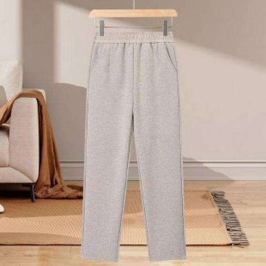 

2026 Spring Women s Wide-Leg Elastic Waist Casual Trousers for Middle-Aged & Elderly 2XL