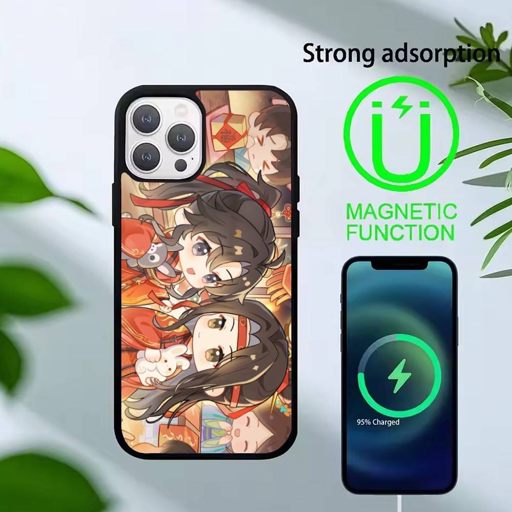 Grandmaster F-Demonic Cultivation Phone Case For iPhone 14,16,15,13,17,12,Plus,Pro,Max Magnetic For Magsafe Frosted Cover