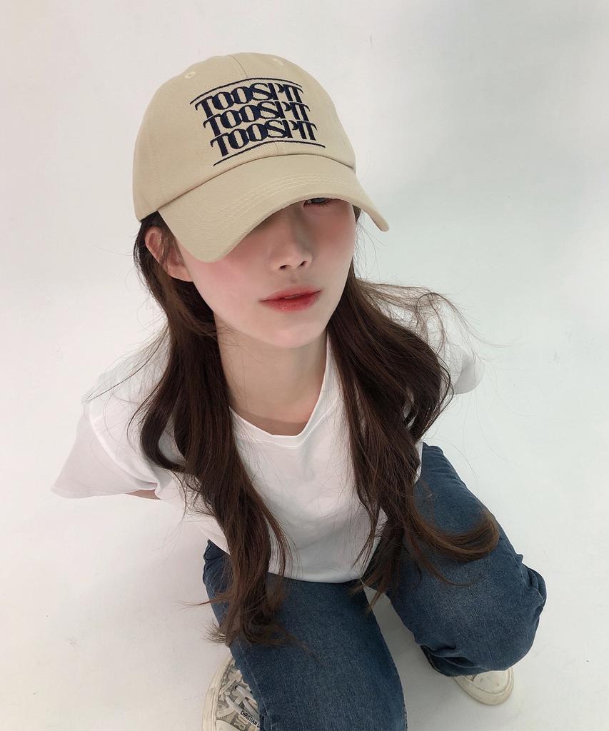Tueseupis Classic Logo Ball Cap (Beige)