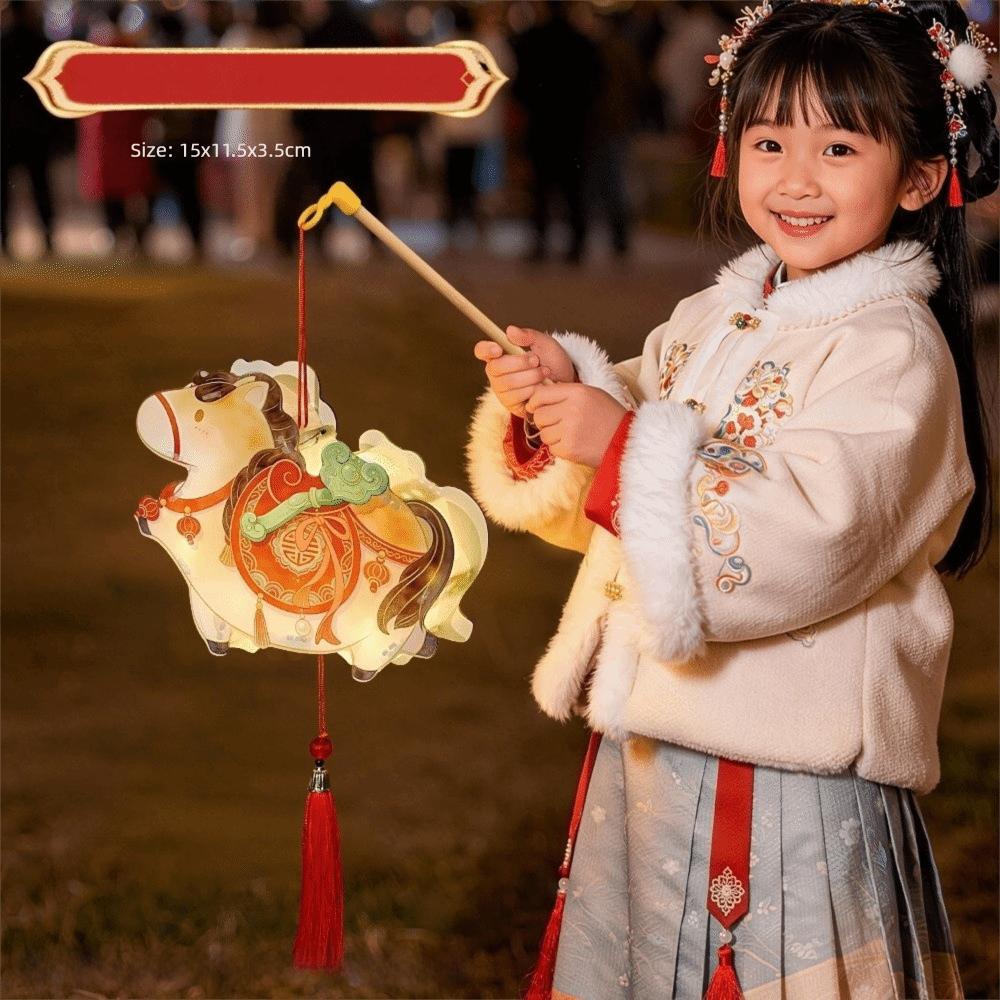 Waterproof DIY Material Package Ancient Style Hand held Luminous Lantern China-Chic Design Luminous Feature