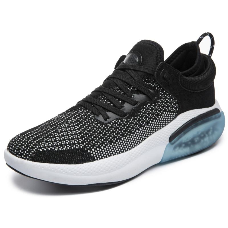 Summer new granular air cushion couple light casual shoes fly-woven mesh sports running shoes
