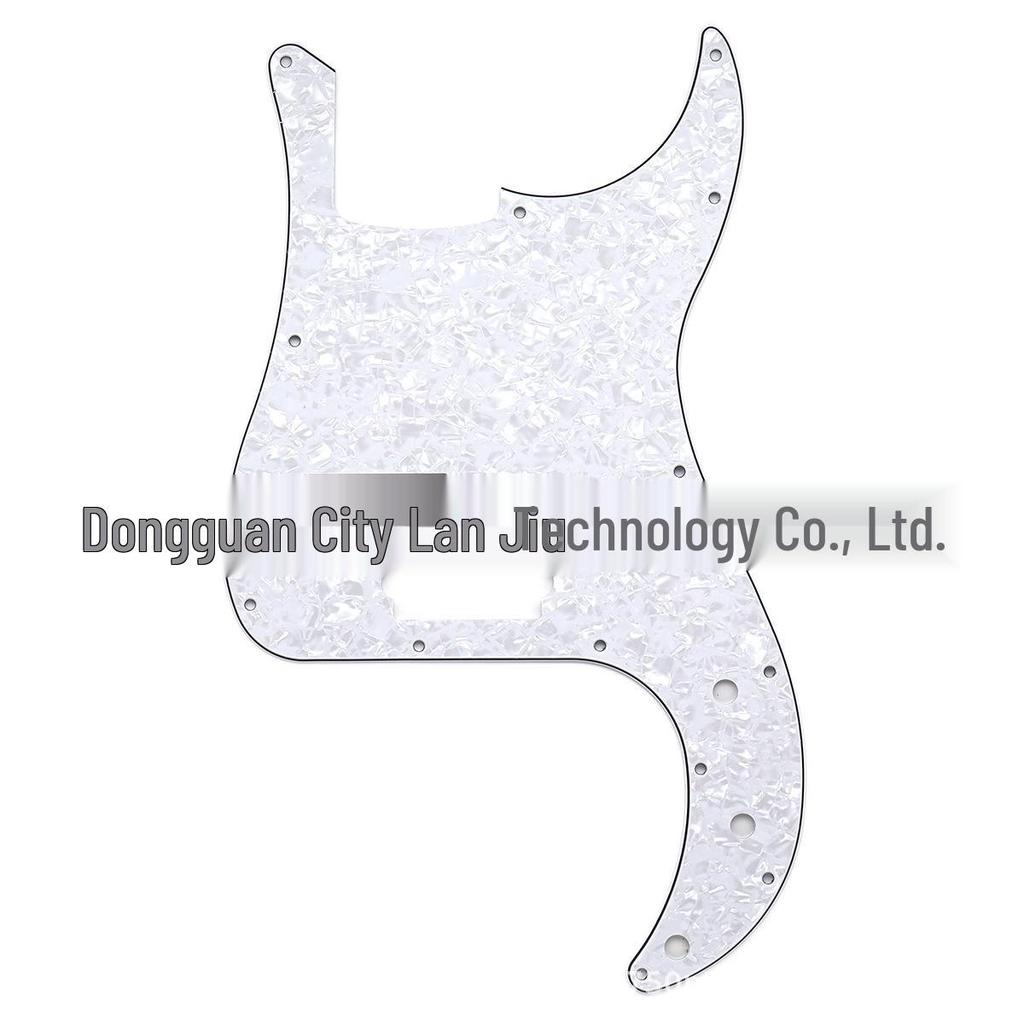 PB Bass Pickguard 13-Hole Front Cover Plate for Electric Bass - Protective Instrument Accessory