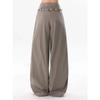 Damen Weite Hose mit Kordelzug und elastischen Bündchen