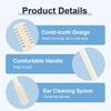 3/6x Upgraded Nasal Hair Cutter with Storage Box, 2-in-1 360° Rotating Nostril Hair Removal Tool, Nose Hair Trimmer Travel Essentials for Women Men