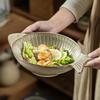 Premium Sense Niche Small Fish Bowl Ceramic Tableware Special-Shaped Bowl Household Rice Bowl Vegetable Bowl Salad Bowl Japanese Noodle Soup Bowl