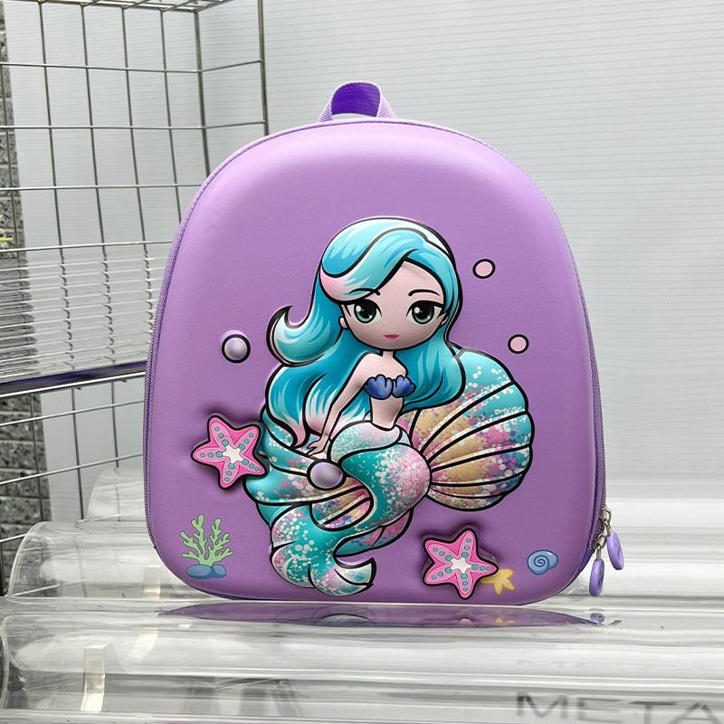 

Adorable Cartoon Eva Hardshell Backpack For Kids Stylish And Functional School Bag фиолетовый